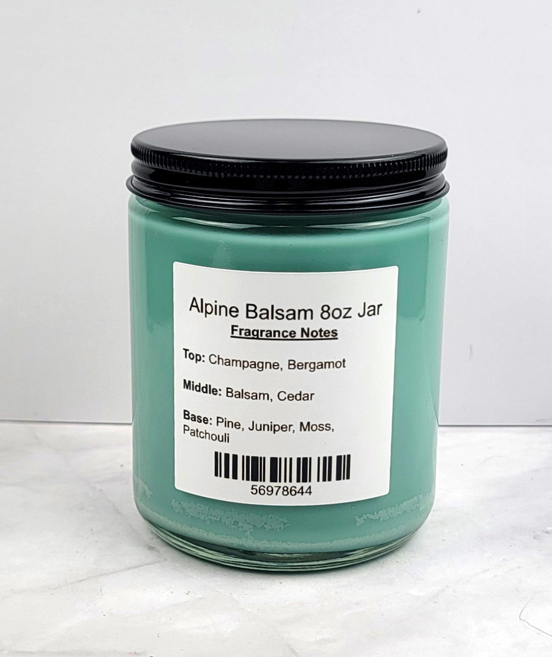 Alpine Balsam Scented Candle - Winter Pine & Cedar Soy Wax Candle