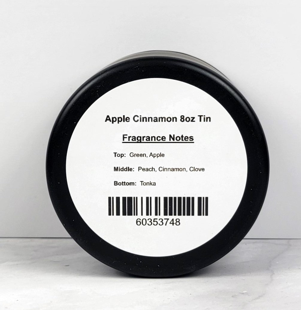 Apple Cinnamon Premium Scented Candle - Cozy Holiday Soy Wax Candle