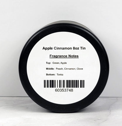 Apple Cinnamon Premium Scented Candle - Cozy Holiday Soy Wax Candle