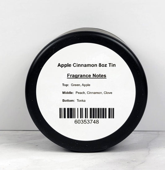 Apple Cinnamon Premium Scented Candle - Cozy Holiday Soy Wax Candle