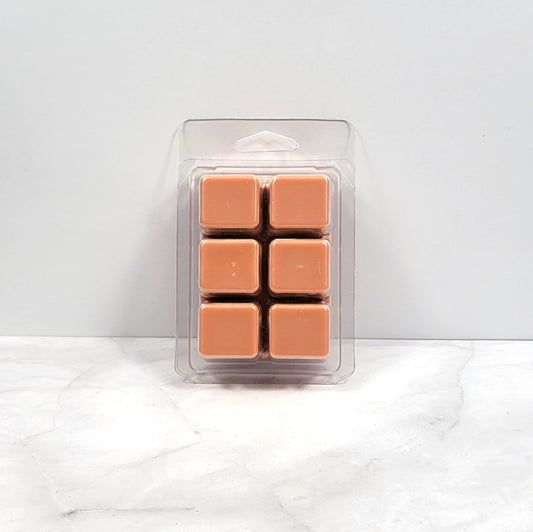 Soy wax melt with banana slices and walnuts