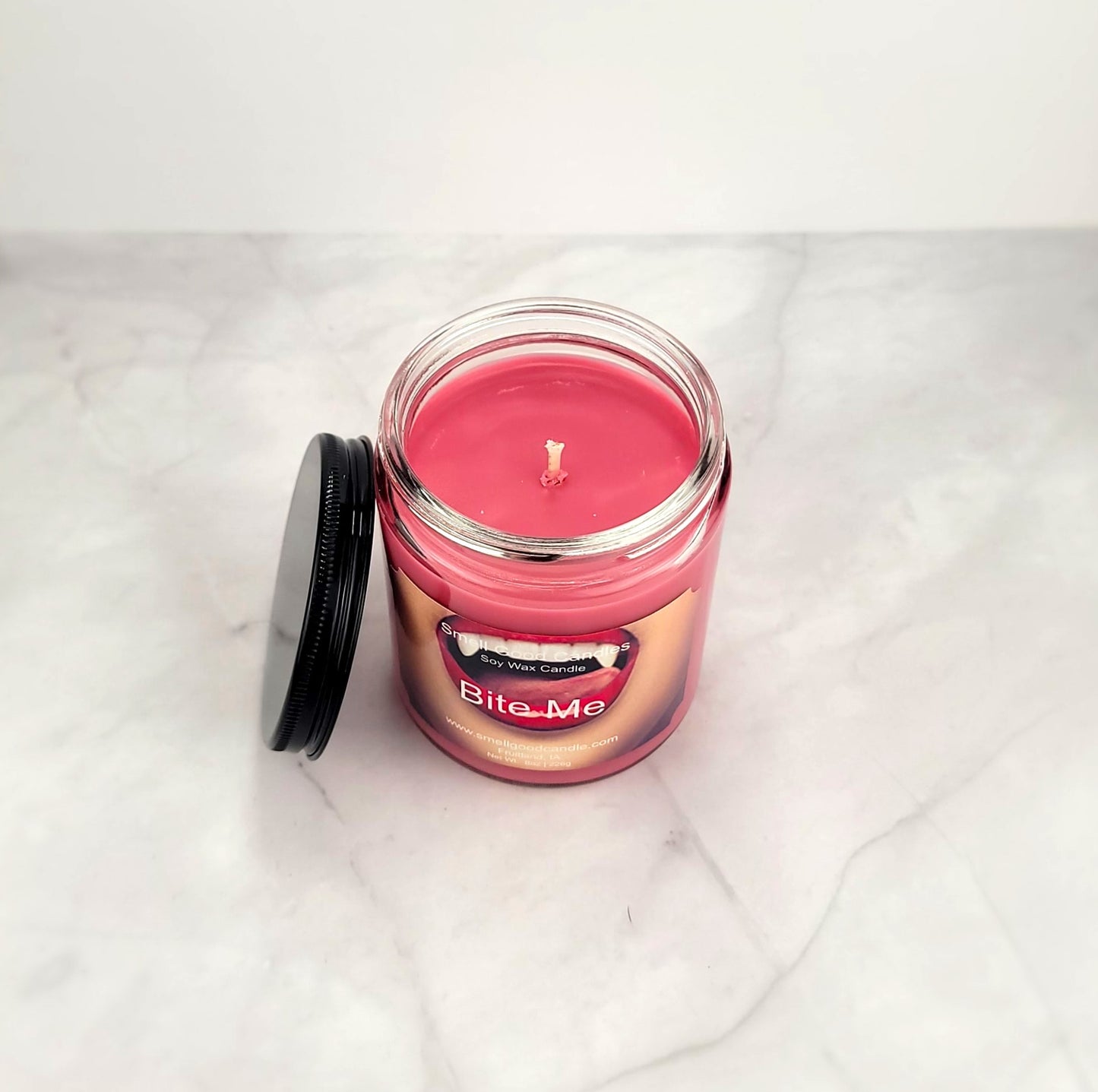 Hand-poured premium candle with bold and hauntingly sweet aromas.