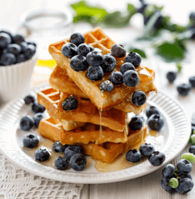 Blueberry waffles scented wax melt for a warm and inviting home