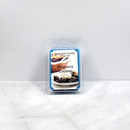 Blueberry Cobbler Soy Wax Melt – A warm, bakery-inspired fragrance with blueberries and vanilla.