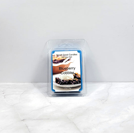 Blueberry Cobbler Soy Wax Melt – A warm, bakery-inspired fragrance with blueberries and vanilla.