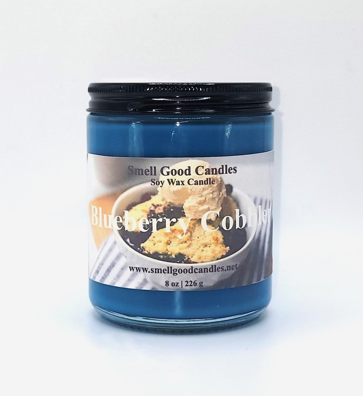 Blueberry Cobbler 8oz Scented Soy Wax Candle