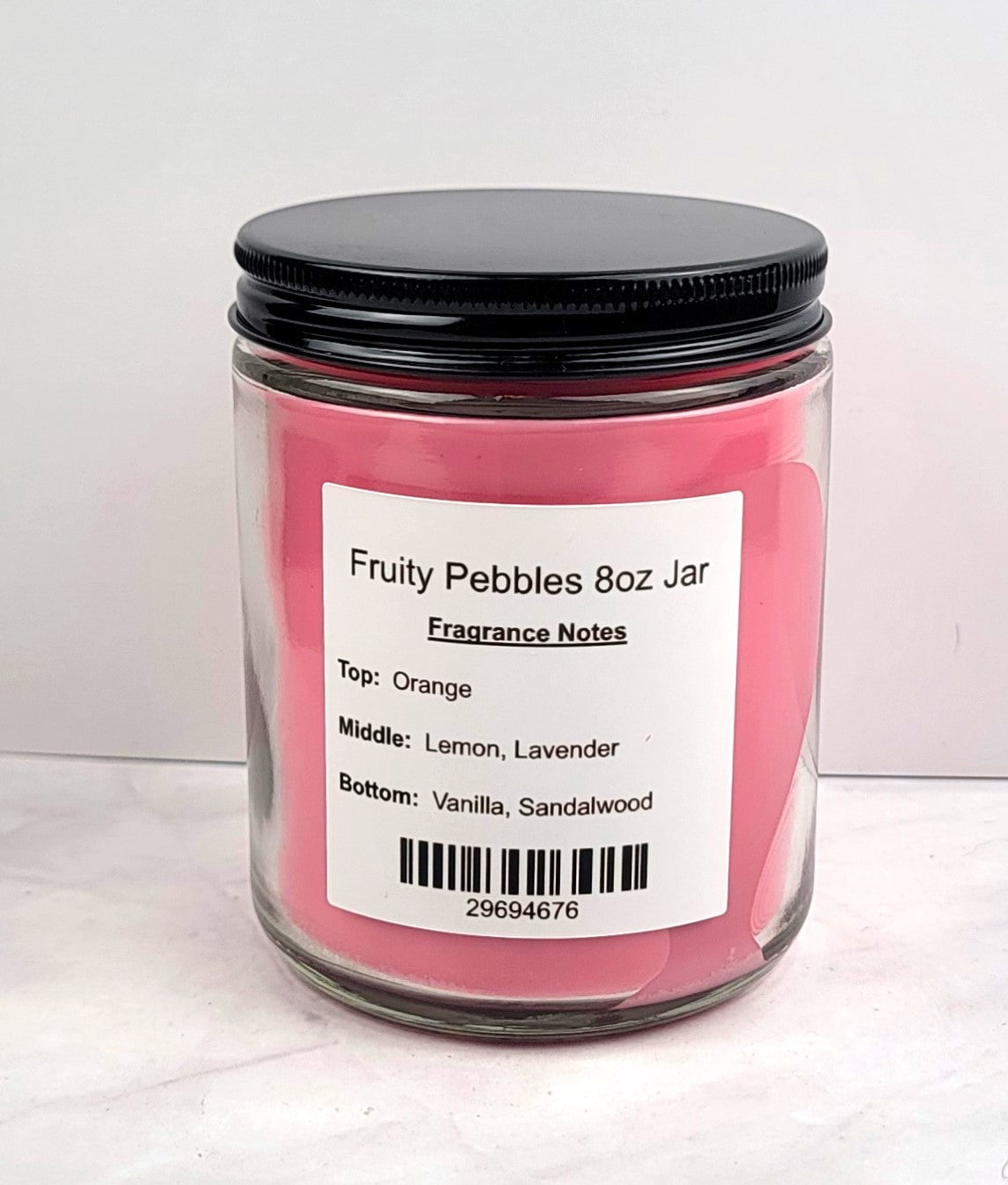 Sweet and playful soy wax candle featuring orange, lemon, vanilla, and sandalwood.