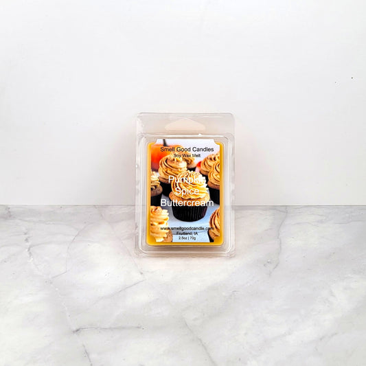 Pumpkin Spice Buttercream soy wax melt with cinnamon and vanilla scent