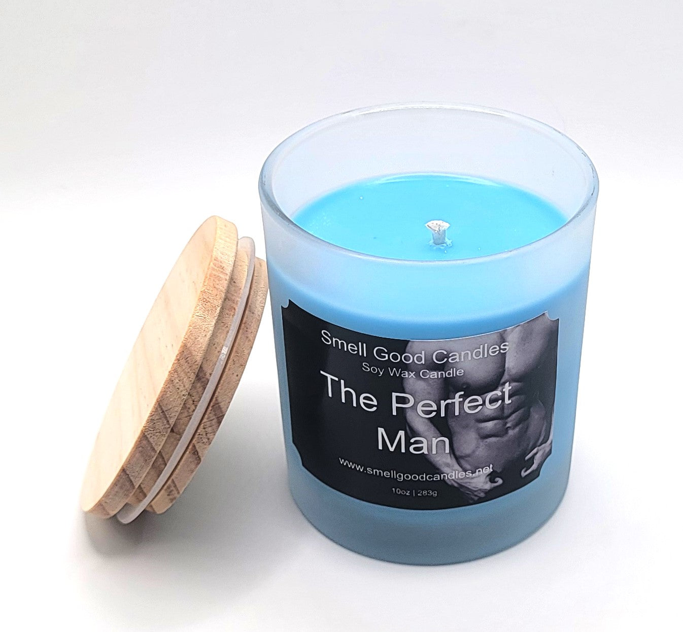 Masculine scented candle gift inspired by Bleu de Chanel