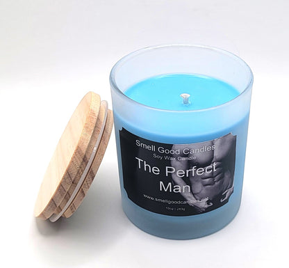 Masculine scented candle gift inspired by Bleu de Chanel
