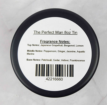 Hand-poured 8oz soy candle with notes of citrus, spice, and rich woods