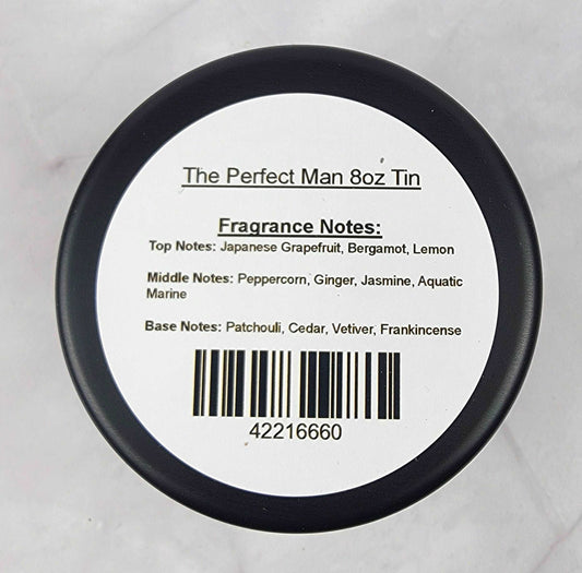 Hand-poured 8oz soy candle with notes of citrus, spice, and rich woods