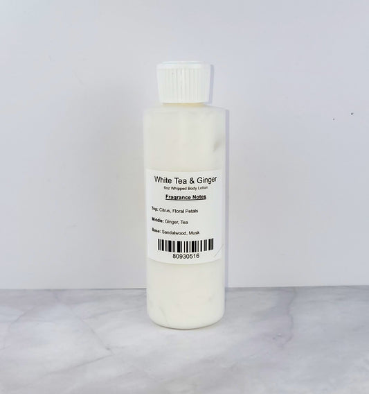 Lightweight, fast-absorbing lotion infused with tea, sandalwood, and musk